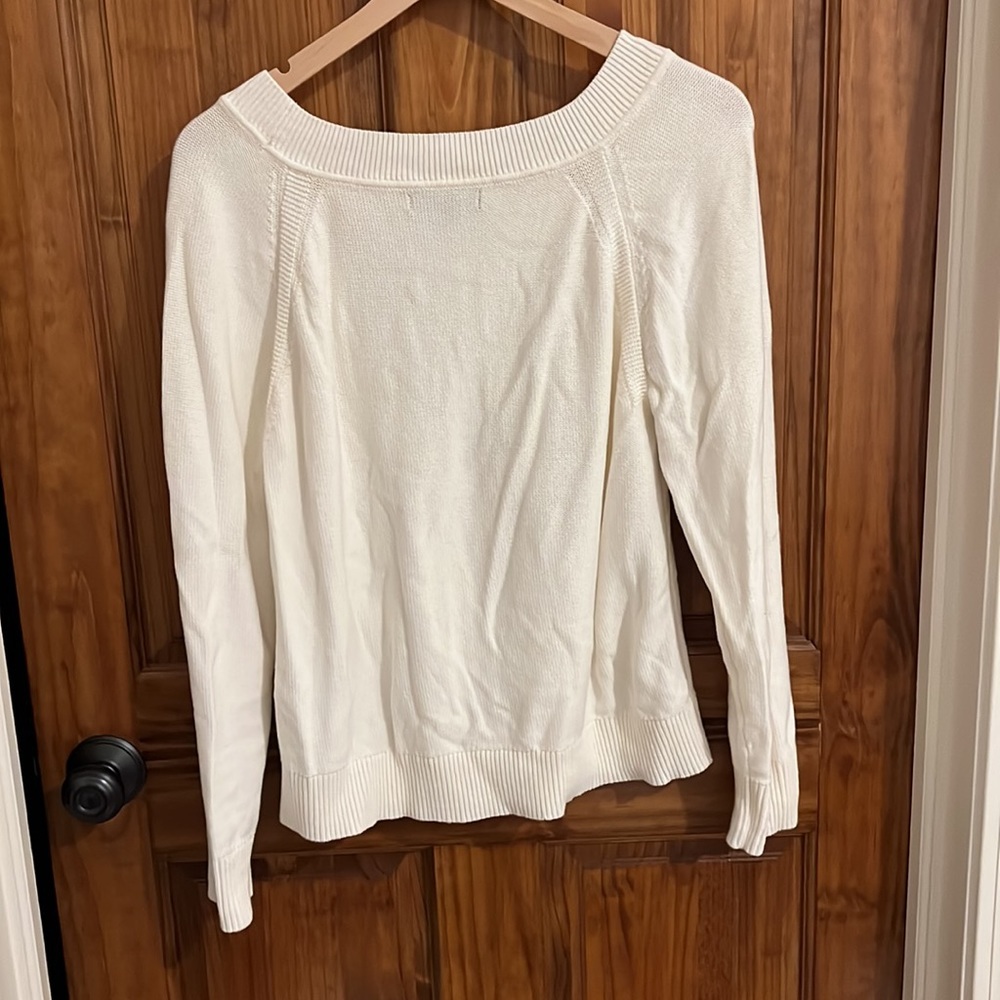 Banana Republic Sweater, Cream White, Large - Picture 2 of 5